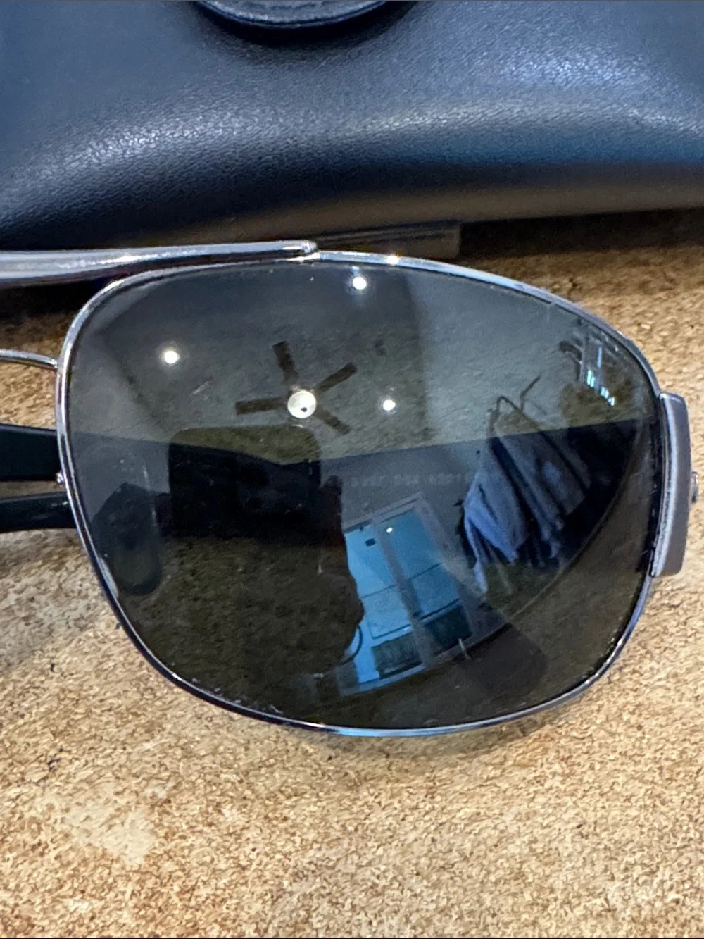 Ray-Ban Aviator Sunglasses in Black and Silver